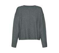 VERO MODA Vmesti GA Boo Pull à col Rond Ls Tricot, Vert baume-Détails : mélangé, XS Femme