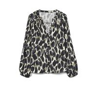 VERO MODA Vmfanini L/S T-Shirt WVN Btq GA, Bleu Sarcelle, M Femmes