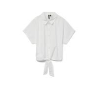 VERO MODA Vmfanni SS WVN GA Short pour Femme, Blanc éclatant., M