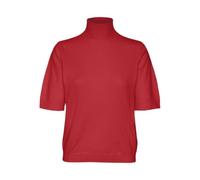 VERO MODA Vmfantastic GA Boo Pull à col roulé 2/4 Tricot, Salsa, M Femme