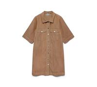 VERO MODA Vmfenja Noos Robe Courte en Velours côtelé 2/4, Gris Clair, XL