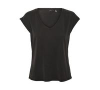 VERO MODA T-shirt Filli VMFILLI SS à col en V manches courtes GA Noos Noir XL Femme