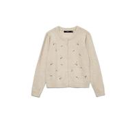 VERO MODA Vmfiorella EMB Ls O-Neck Short Card Boo, Bouleau, L