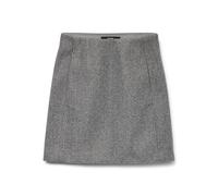 VERO MODA Vmfortuneallison Hw GA Noos Jupe Courte Mini, Mélange de Gris Moyen, S Femmes