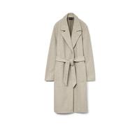 Vero Moda Vmfortuneaya Ss23 Long Coat Noos Manteau, Femme, Silver Mink/Detail:MELANGE, L