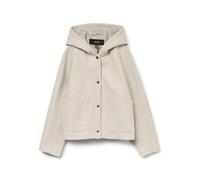 VERO MODA Vmfortunerome GA Boo Veste Courte pour Femme, Crème, S