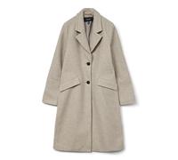 VERO MODA Vmfortunesara GA Boo Manteau Long, Silver Mink/détail : mélange, S Femmes