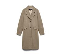VERO MODA VMFORTUNESARA LONG COAT GA BOO, Silver Mink/détail : mélange, S