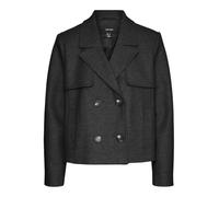 VERO MODA VMFORTUNESHEILA GA Boo Veste courte pour femme, noir, taille S, Noir, S