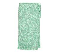 VERO MODA Vmfrida Hw Calf Skirt JRS Jupe, Jade Cream/AOP : Frida, XS Femme