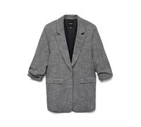VERO MODA Vmfrida Ls Regular Blazer Noos, Noir, 40 Femme