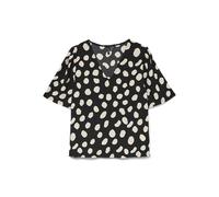VERO MODA Vmfriga JRS GA Haut à col en V 2/4, Noir, L