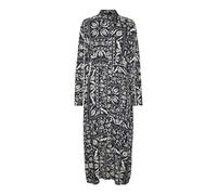 VERO MODA Vmgidde Aya Ls Robe 7/8 WVN GA, Navy Blazer/AOP : Gaya, S Femme