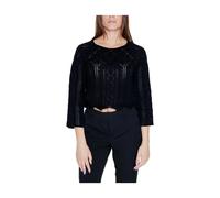 Vero Moda - Vmginger 3/4 Boatneck Pullover - Femme - Pulls - Noir - Taille: 38 FR