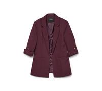 VERO MODA Vmgloria Blazer Slim 3/4 Noos, Vin, 38 Femmes