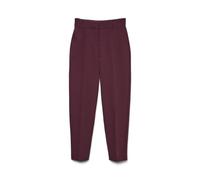 VERO MODA Vmgloria MW Pantalon fuselé pour Femme, Vin, 38W / 32L