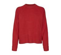 VERO MODA Vmgold Mix Ls Pull à col Rond GA Tricot, Salsa, L Femme