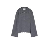 VERO MODA VMHANNA Cardigan en Tricot pour Femme, Gris foncé mélangé, L