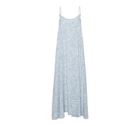 VERO MODA Vmharper SL Strap Maxi Dress GA Robe Longue, Denim Bleu Clair/AOP : AOP, XS Femme