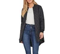 Vero Moda VMHAYLE 3/4 Jacket Noos Veste matelassée, Noir, S Femmes