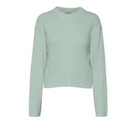 VERO MODA Vmhilde Ls O-Neck Pull Court GA Noos Tricot, Silt Green, S Femme