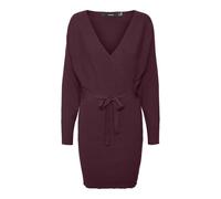 VERO MODA VMHOLLYREM LS V-Neck Dress GA Noos Robe, Vinetasting, L Femme