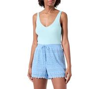 VERO MODA Vmhoney Lace Shorts WVN, Bleu Dusk, S Femme