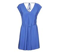 Robe courte Regular Fit Col en V Sans manches Court bleu Bleu XL