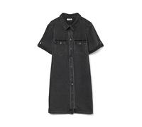 VERO MODA VMJENNIE SS Robe Courte en Jean Mix Noos, Jean Noir, M