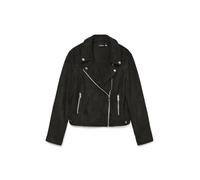 VERO MODA Vmjose Noos Veste Courte en Faux Daim Jacket, Noir, XXL Femme