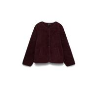 VERO MODA VMJOSEFIN Veste en fourrure synthétique pour femme, Vin, L