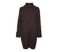 VERO MODA Vmjupiter Ls Cowlneck Short Dress BF Robe, Gâteau au Chocolat, M Femme