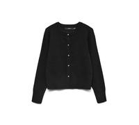 VERO MODA Vmkacy Ls O-Neck Cardigan, Noir, S Femme