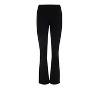 Vero Moda VMKAMMA MR Pantalon évasé en jersey GA Noos Pantaloni, Noir, XS Femme