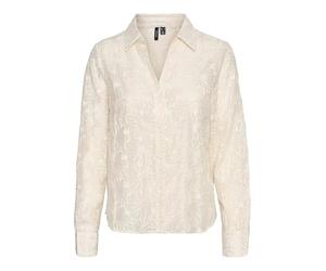 VERO MODA VMKANE LS T-Shirt WVN, Bouleau, L