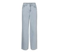 VERO MODA Vmkathy SHR Wide Wavy Seam DNM J Yo36, Bleu Jeans Clair, 27W x 30L Femmes