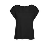 VERO MODA Vmkaya SS O-Neck Top JRS GA Haut, Noir, XS Femmes