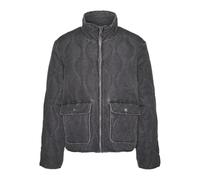 VERO MODA Vmlea Boo Veste matelassée courte pour femme, Gris, L