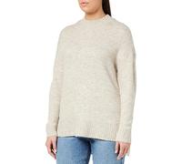 Vero Moda Lefile Oversize Boxy Sweater Beige S Femme