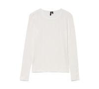 VERO MODA Vmlisa Ls Top JRS Noos T-Shirt Manches Longues, Blanche-Neige, M Femmes