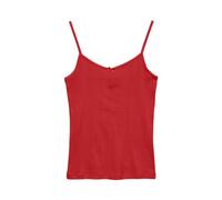 VERO MODA Vmlisa Pointelle Singlet Top JRS Noos Débardeur, Rouge Fiery, S Femmes