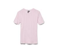 VERO MODA Vmlisa Pointelle SS Top JRS Noos, Pink-a-Boo, XL Femmes