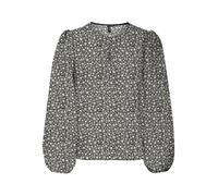 Vero Moda VMMACHA L/S Top WVN GA, Noir/AOP : ana, M