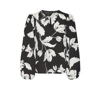Vero Moda VMMACHA L/S Top WVN GA, Noir/myra, S
