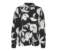 VERO MODA Vmmacha T-Shirt L/S WVN GA Chemise, Noir/myra, L Femmes