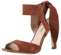 Vero Moda VMMALENE LEATHER SANDAL, Sandales Bride arrière femme - Brun (Henna), 37