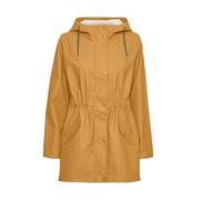 VERO MODA VMMALOU Coated Jacket Noos Blouson de Pluie, Ambre doré, XL Femme