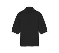 Vero Moda Vmmarina Noos Pull à col roulé 2/4, Noir, S