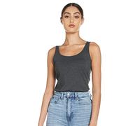 VERO MODA Vmmaxi My Soft Long Tank Top Noos, Débardeur Femme, Gris (Dark Grey Melange), 40 (Taille Fabricant: Large)