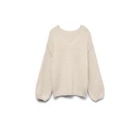 Vero Moda Maybe 2way V Neck Sweater Blanc L Femme